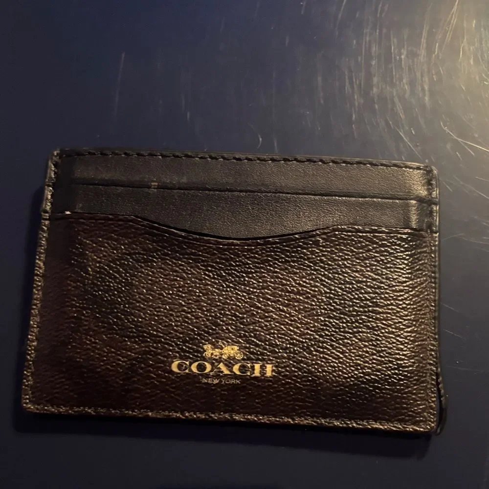 Coach Signature Card Case